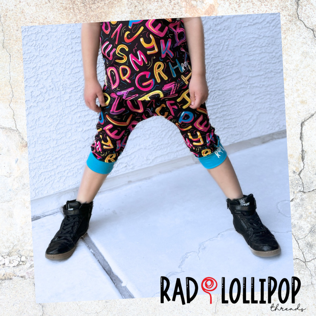 Bright Letters Harem Shorts