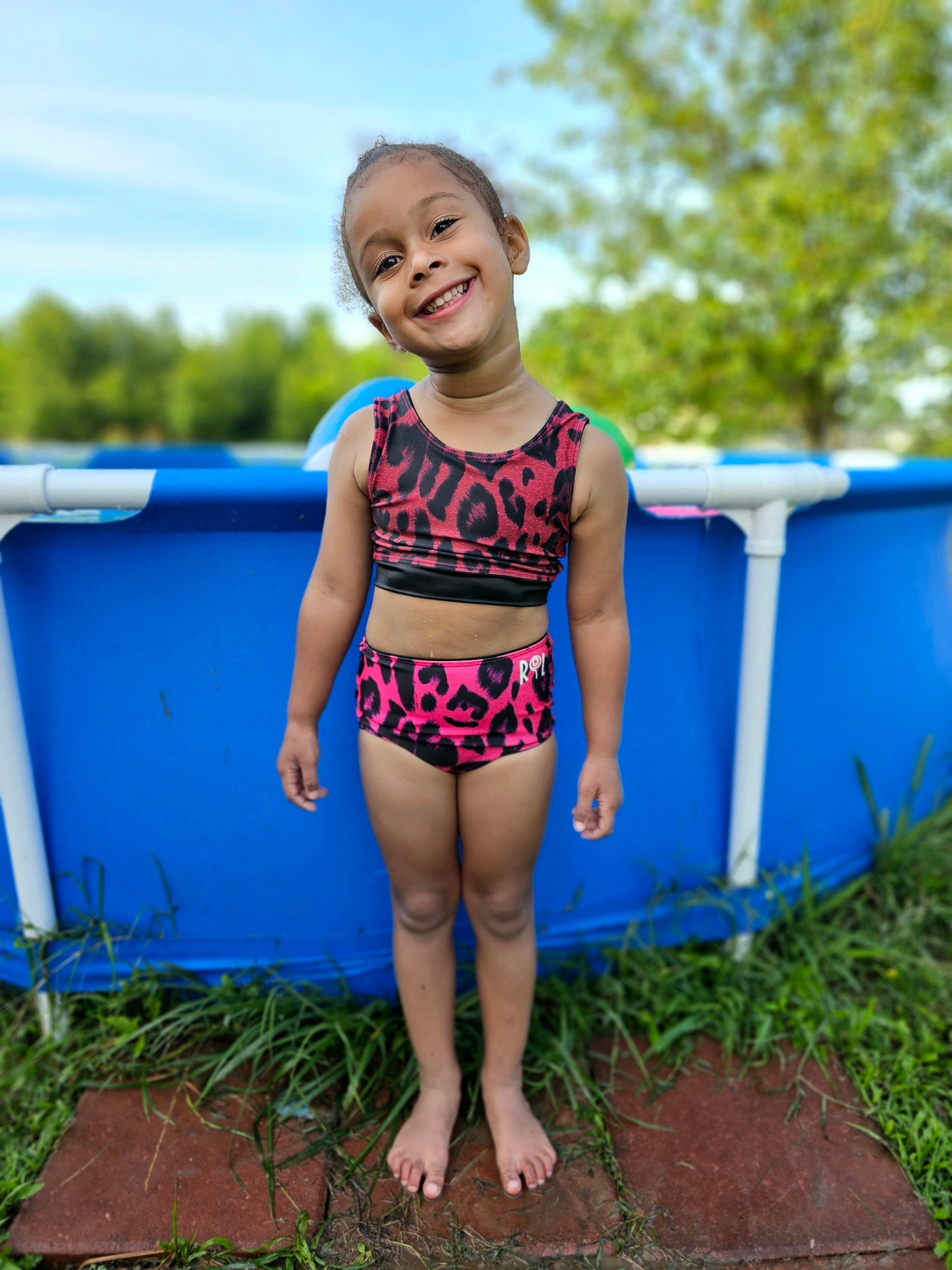 Hot Pink Leopard Two Piece Set