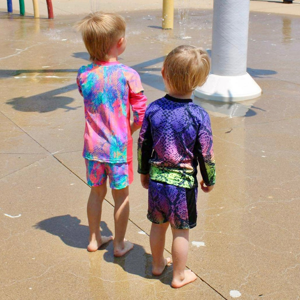 Neon Snake Rash Guard