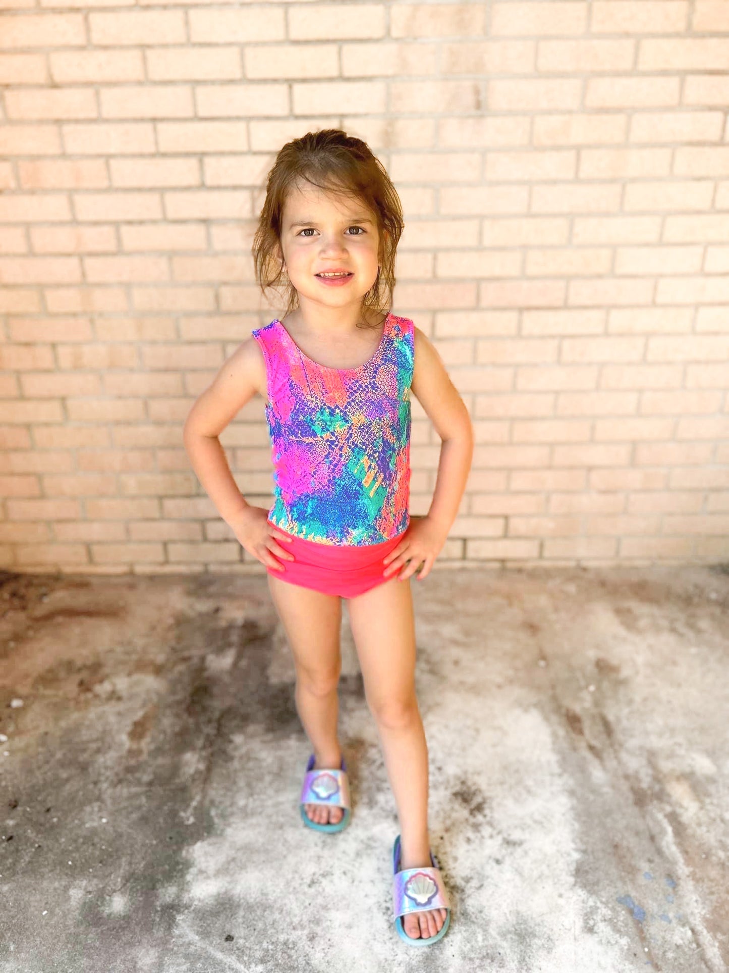 Neon Snake Reversible Two Piece Set