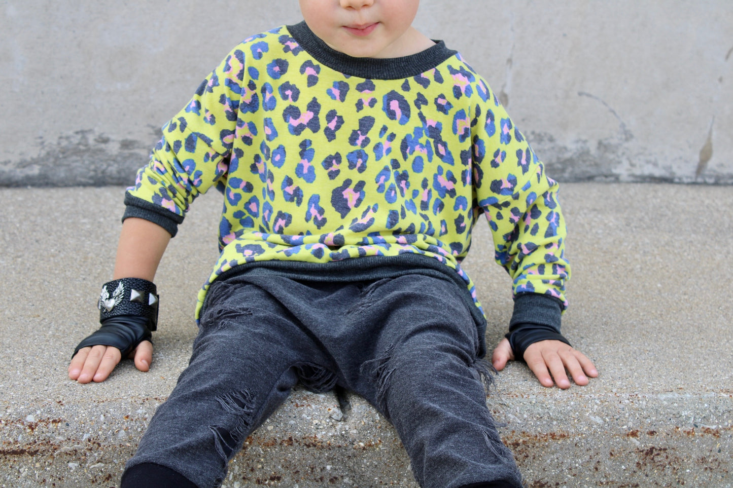 Sunny Leopard Dolman Tee