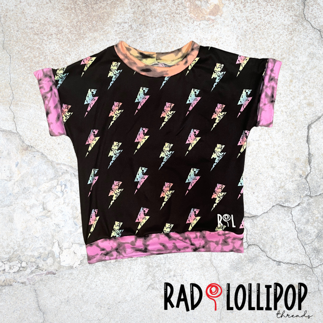Lightning Bolt Dolman Tee