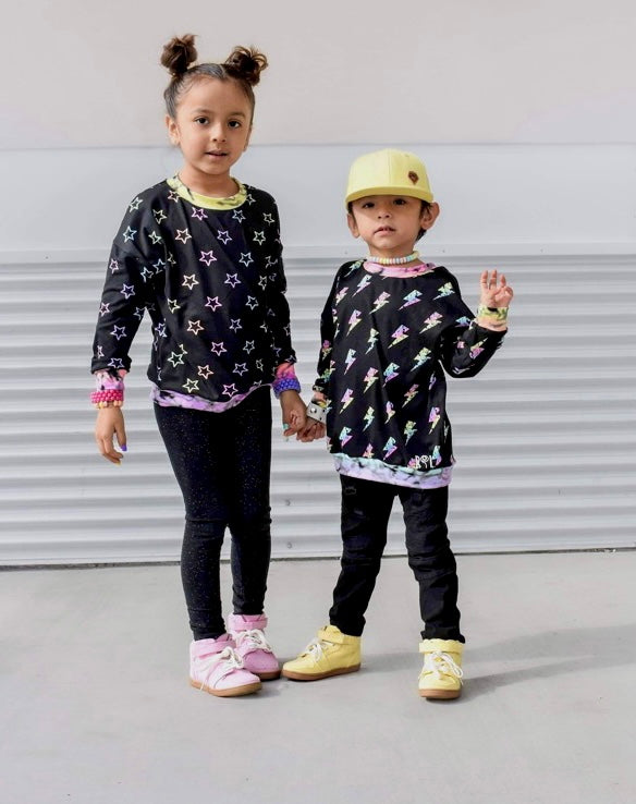 Pastel Star Dolman Tee