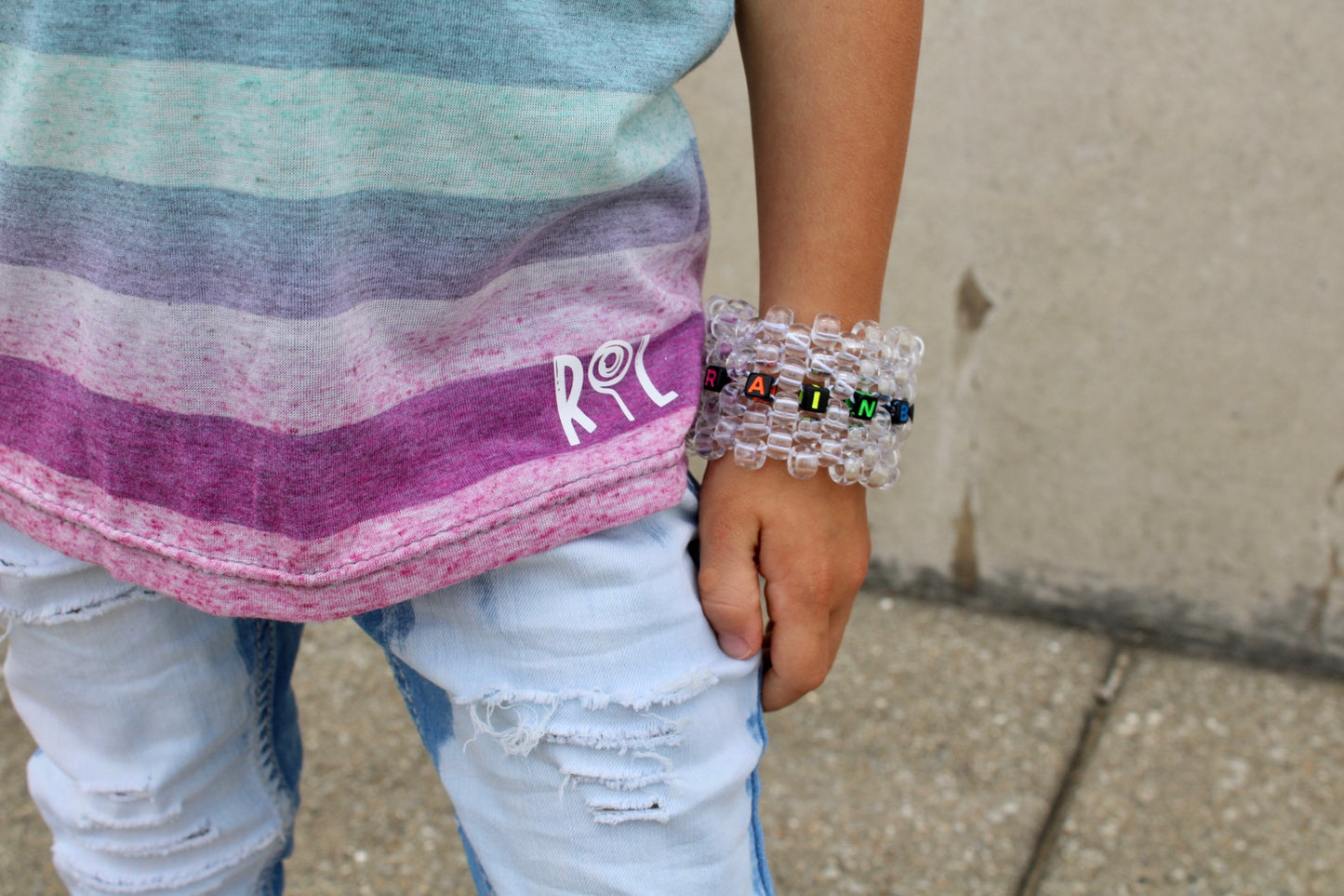 Ocean Ombre Stripes Tank