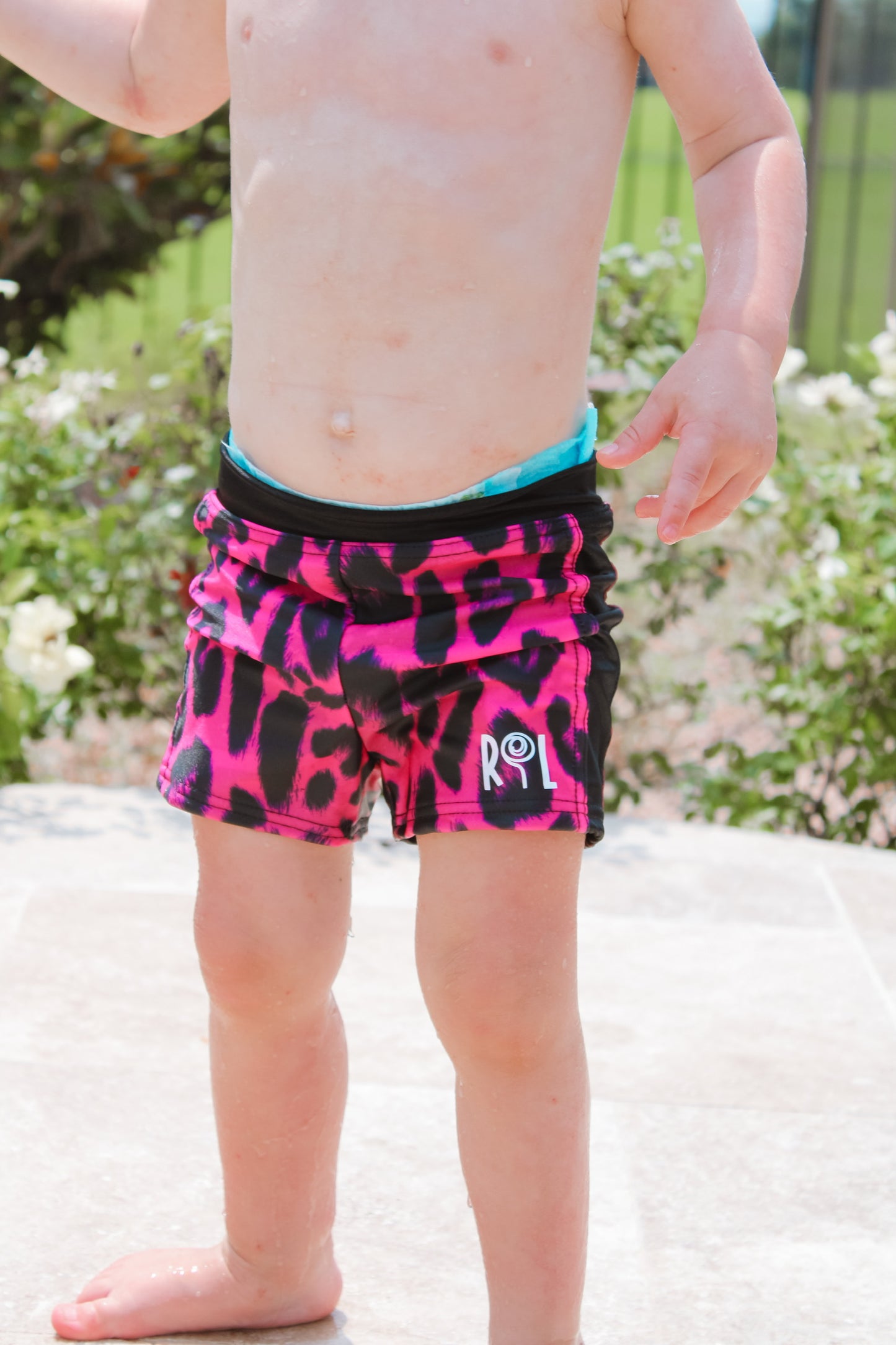 Hot Pink Leopard Euro Shorts